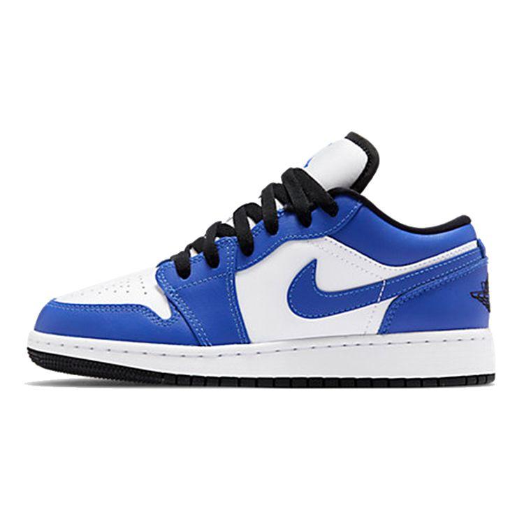 

Детские кроссовки Air Jordan 1 Low GS Game Royal Белый Черный 553560-124