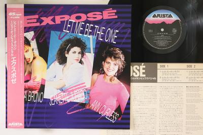12inch Record EXPOSE  Let Me Be The One A15L3 Arista 1987 Japan Obi Dance  Electronica Used