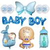 Set Palloncini Foil a Forma di Ciuccio per Bambino Decorazioni Festa di Compleanno Baby Shower