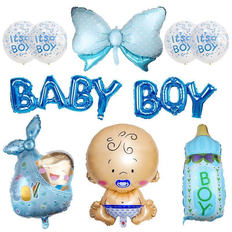 Set Palloncini Foil a Forma di Ciuccio per Bambino Decorazioni Festa di Compleanno Baby Shower