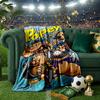 Popeye's Strength Displayed Throws Blanket Flannel Blankets Plush for Couch Bed Gifts for Men Women Travel Picnic Blanket Christmas Fan Gifts