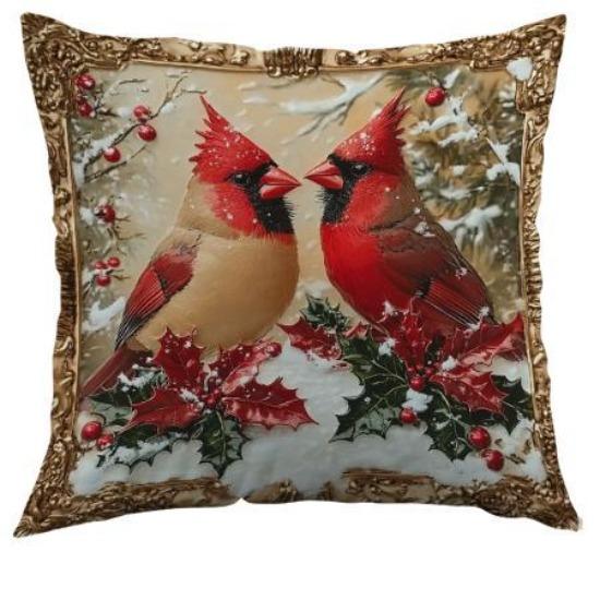 

Рождественская наволочка Рождественская декоративная наволочка Декоративная подушка для дивана Наволочка для поясничной подушки 45*45cm