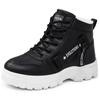 Women‘s Shoes Cotton Height-Increasing Large Size Thick-Soled Long Boots Cold-Resistant Warm.