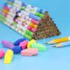 150Pcs Durable Bright Color Widely Used Labor-saving Pencil Erasers Topper Hat Sketching Tool School Supplies Top Eraser