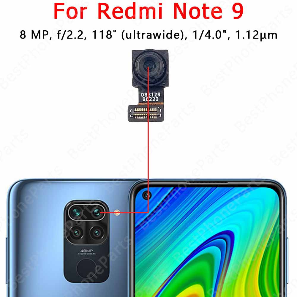 Rear Back Camera For Xiaomi Redmi Note 9 9S Note9 Note9S Camera Module Backside View Replacement Spare Parts Replacement 1