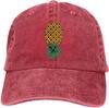 Upside Down Pineapple Baseball Cap Funny Cowboy Hat Unisex Adult Vintage Trucker Hats Adjustable Washable