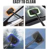 RACOONA Windshield Cleaning Tool,Car Cleaning Window Tool,Car Window Cleaner Tool,Car Accessories Car Window Cleaner With Unbreakable Extendable
