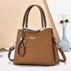 Nová Móda Sto Klipů Crossbody Taška - Dámská Taška přes Rameno Minimalistická Textura Dojíždění Velkokapacitní Kabelka