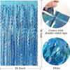 Blue Streamers Party Decorations Blue Fringe Backdrop Blue Birthday Decoration Frozen Birthday Party Decorations Ocean DIY Party