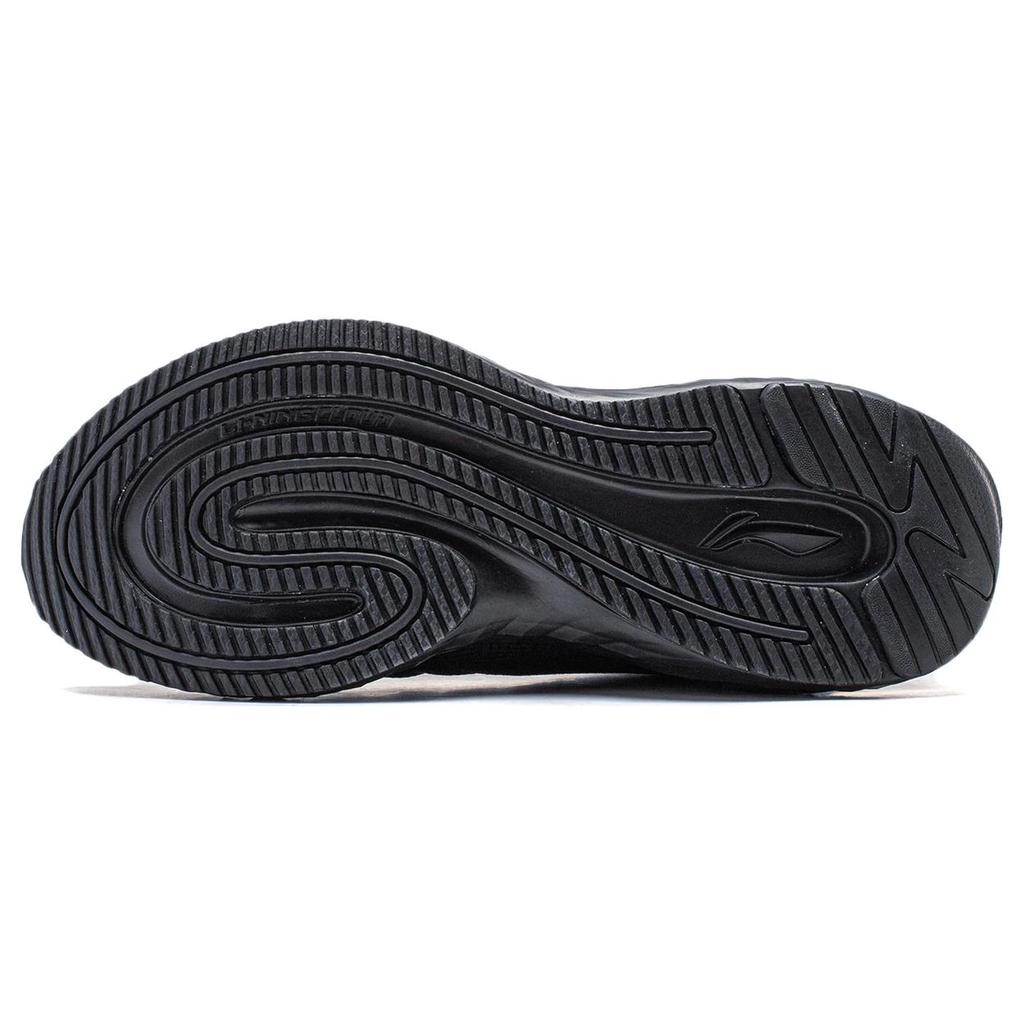 Li Ning Cloud Shield Cushioning Slip Resistant Abrasion Resistant Low top Running Shoes Women's Black ARST058-1