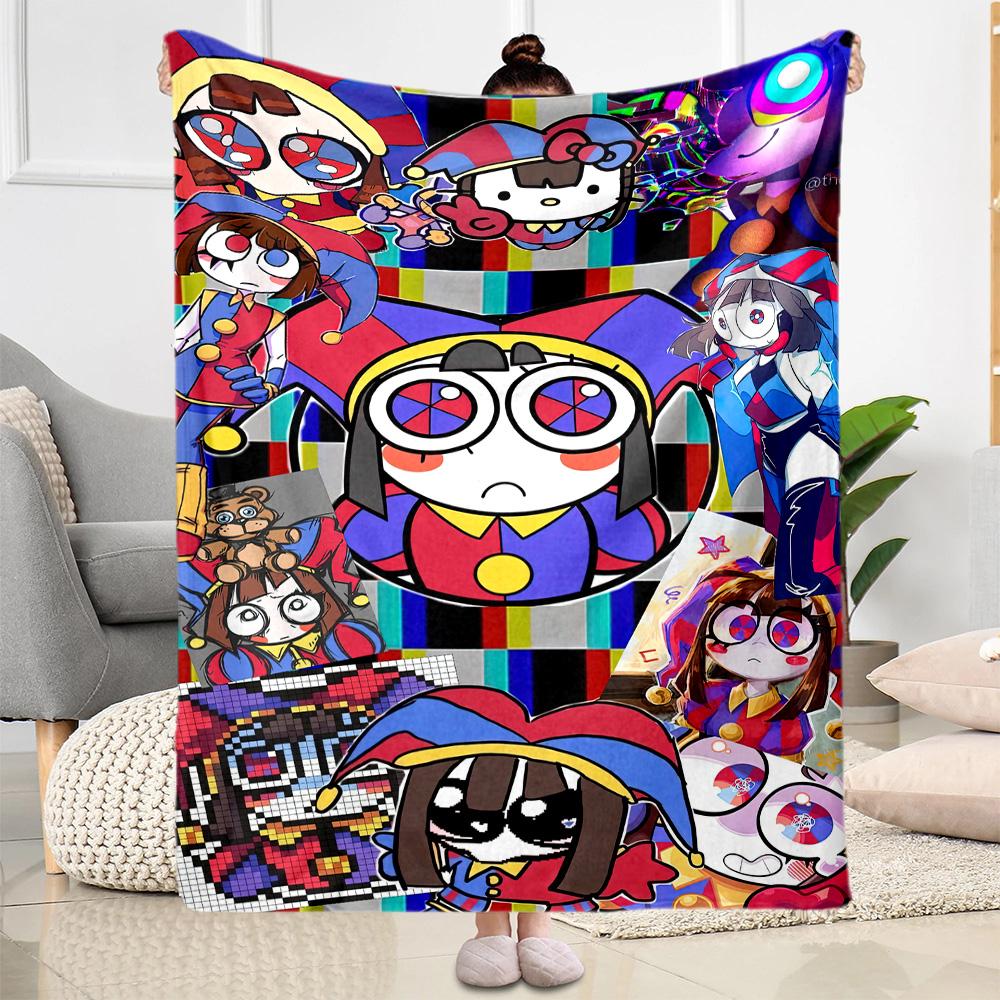 Digital Circus3 Blankets Are Suitable for Living Rooms,making Them an Ideal Choice for Outdoor Travel and Gifts.