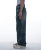 grailz Unregular Washed Pants [Blue]