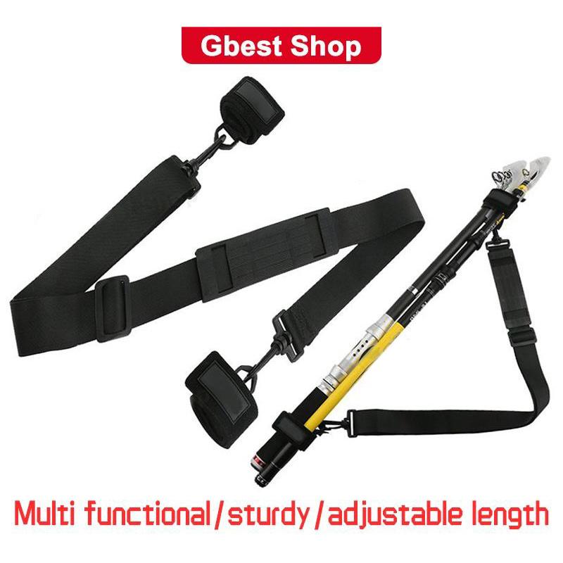 Lure Rod Strap Luya Portable Fishing Rod Shoulder Straps Durable Fishing Rod Straps for Easy Transport