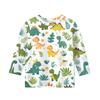 Kinder 3/4 Ärmel Tops Casual Print T Shirt Rundhals Pullover Bluse