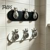 Cat-Shaped Wall Hooks, No Drilling Strong Bearing Capacity Hooks, Three-hook Combination Rack for Keys Bags Accessories