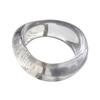 Women Acrylic Resin Chunky Bangle Hypoallergenic Colorful Geometric Irregular Wide Stackable Bracelet Fashion Jewelry Birthday Gift
