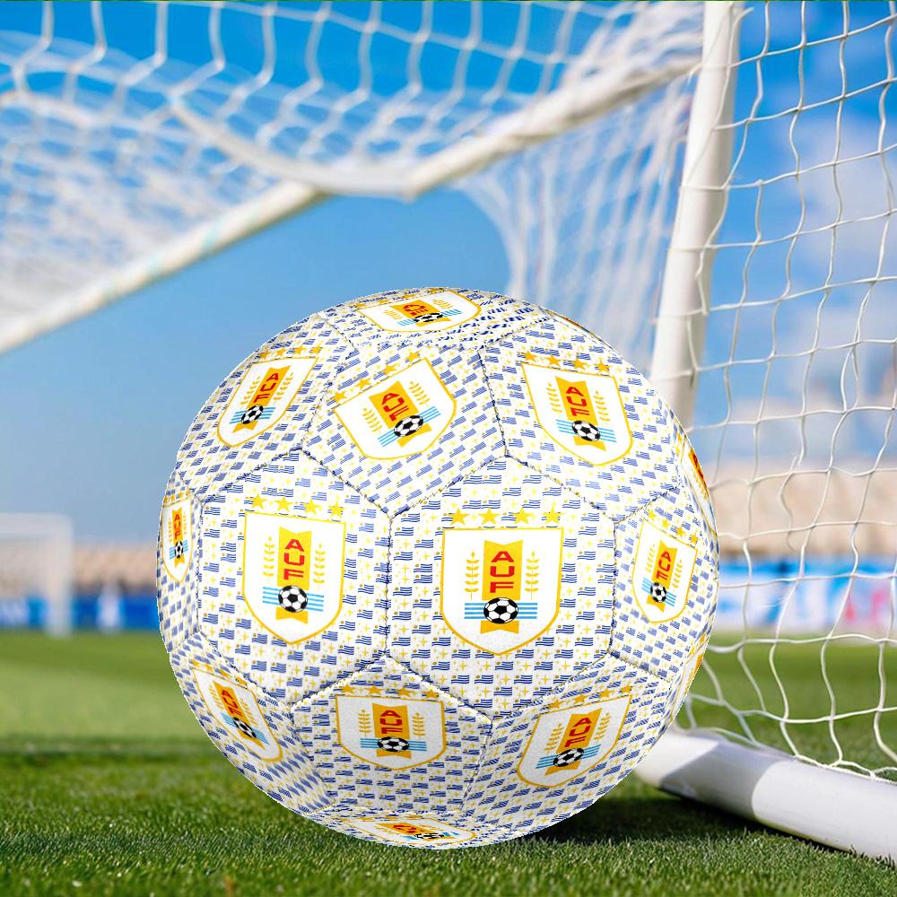 Wolves Team Emblem Printed Size 5 Soccer Balls, Anti-Slip, Protective Football, Outdoor Sport, a Unique Gift Suitable for him/her, Birthday