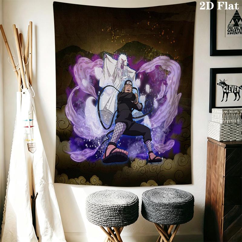 Green Flame Warrior Tapestry Tapestry Background Cloth Fashion Print Soft Home Decor Christmas Gift