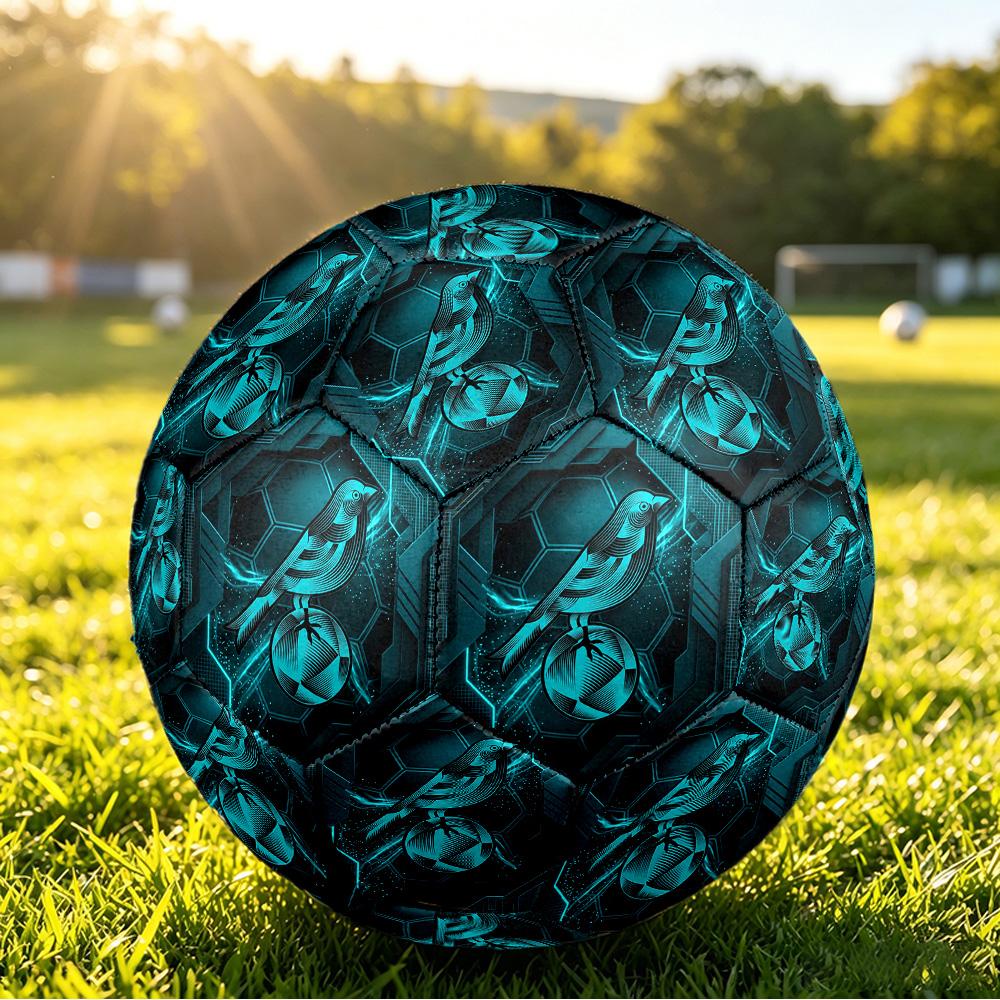 Norwich City FootballPrinted Size 5 Soccer Bball, Anti Slip Adult Match Football Souvenir for Football Fans