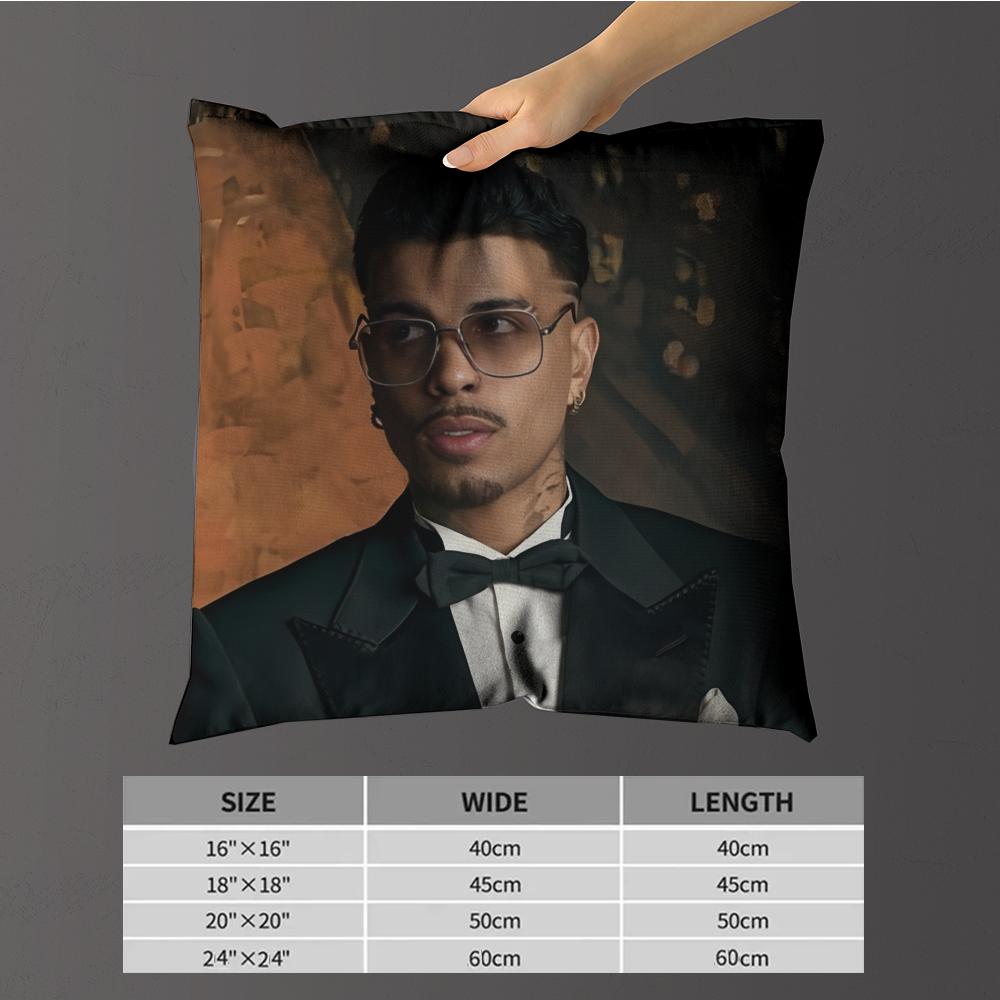 Pillow Case luxurious home office, sofa decorative Multi sized car seat cushions, pillowcases Singer Rauw Alejandro Nuestra