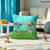 O-Oggy and the C-Cockroaches Square Double-Sided printed Pillow Case Bedroom Bedside Pillow Sofa Cushion Cover