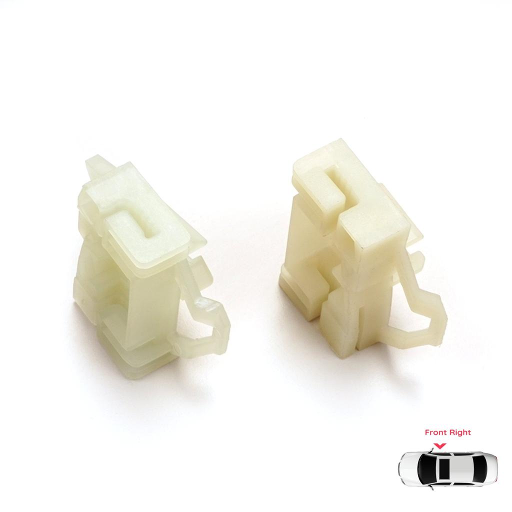 BWR34+BWR63 Window Regulator Clips Front Right for VW Polo Classic Caddy 2 Seat Cordoba 1 Ibiza 2 Inca Skoda Octavia 1 6K4837402