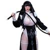 AIEK Scale Figure Super Flexible Seamless Bizarre Body Scene Prop Movable Older Black Hair Set 1/6 + Base, Saint/Nun, Eyes, Big-Breasted Sister,