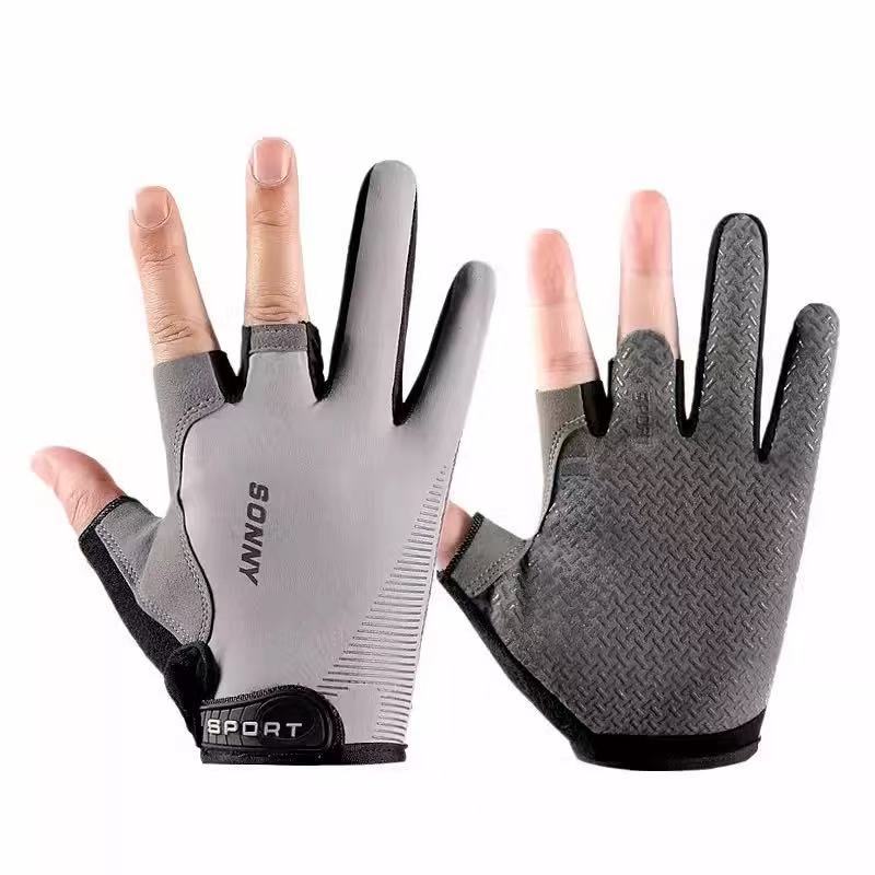 Thin Long-Finger Outdoor Gloves, Unisex Fishing Hiking Fitness Cycling Breathable Sports Touchscreen Gloves