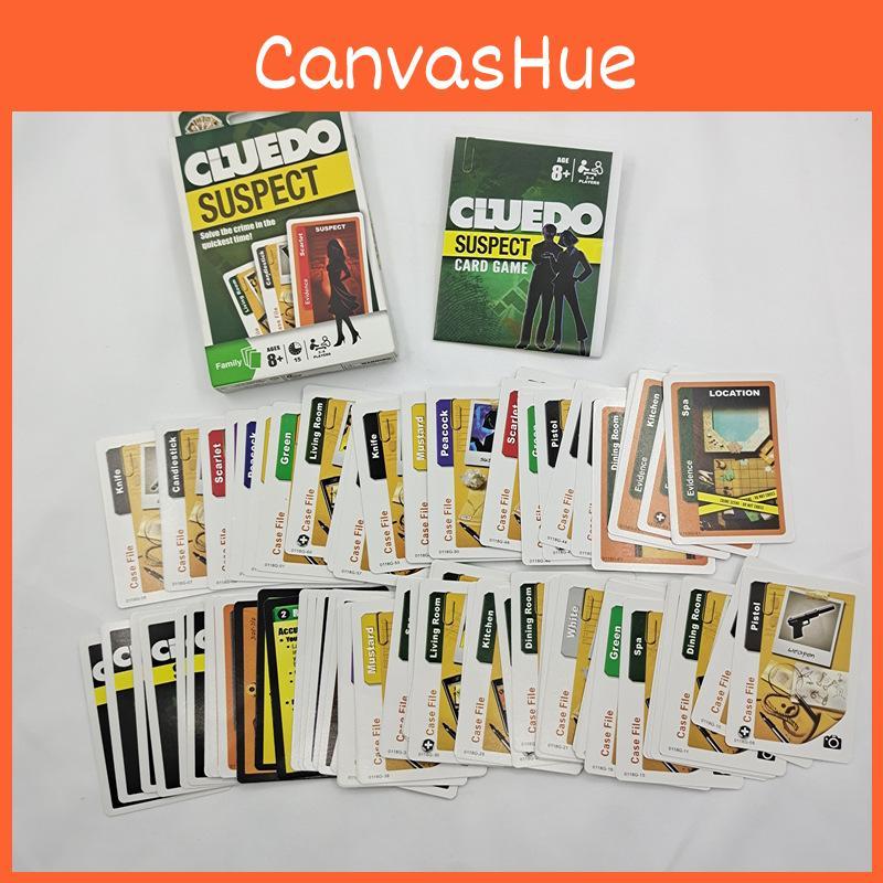 Cluedo Card Game Detective Themed Playing Cards With Visual And Cognitive Development For Home Fun