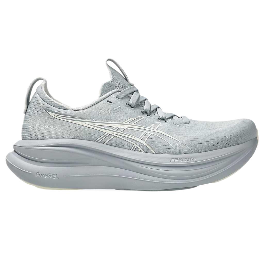 Asics Gel Nimbus 28 Grau Beige Damen Sneaker 1012B899-021