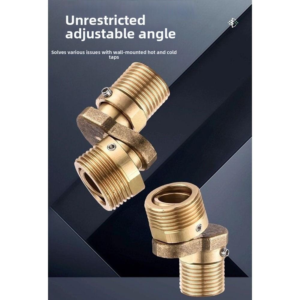 Copper Eccentric Screw Corner Universal Wall Mounted Adapter Home Installation