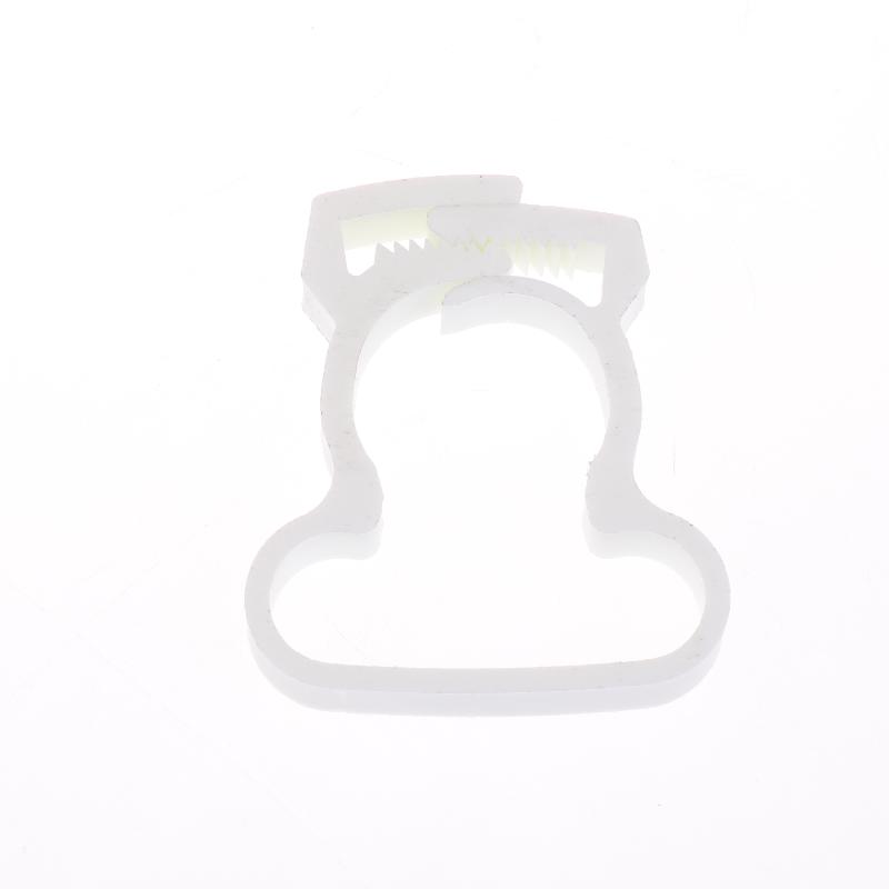 2Pcs Milking Machine Tube Triplet Air Hose Fix Clip Air Hose Plastic Clamps Pulsating Triple Tube Rubber Hose Organizing Clips