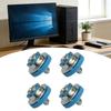 4Pcs Vibration Damping Isolation Grommet Mounting Screws for 3.5inch Hard Drive Installation in Standard PC Case