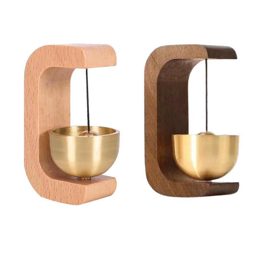 Japonské dřevěné zvonky Bezdrátový zvonek Vstupní zvonek Dekorativní zvonek pro domácí otevírání závěsných dekorací