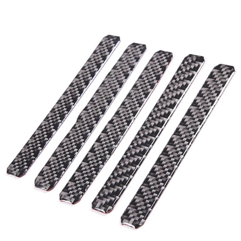 5pcs Front Middle Grid Trim Stickers Front Middle Grid Carbon Fiber Trim Stickers for Ford Maverick -2024