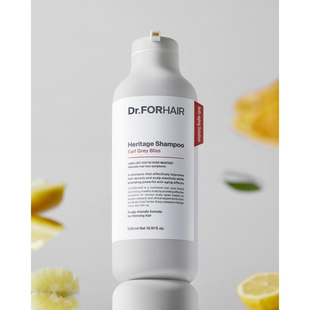 DR. Für Haar Kopfhaut Anti-Aging Heritage Shampoo Earl Gray Bliss Duft, 500ml, 1 Stück