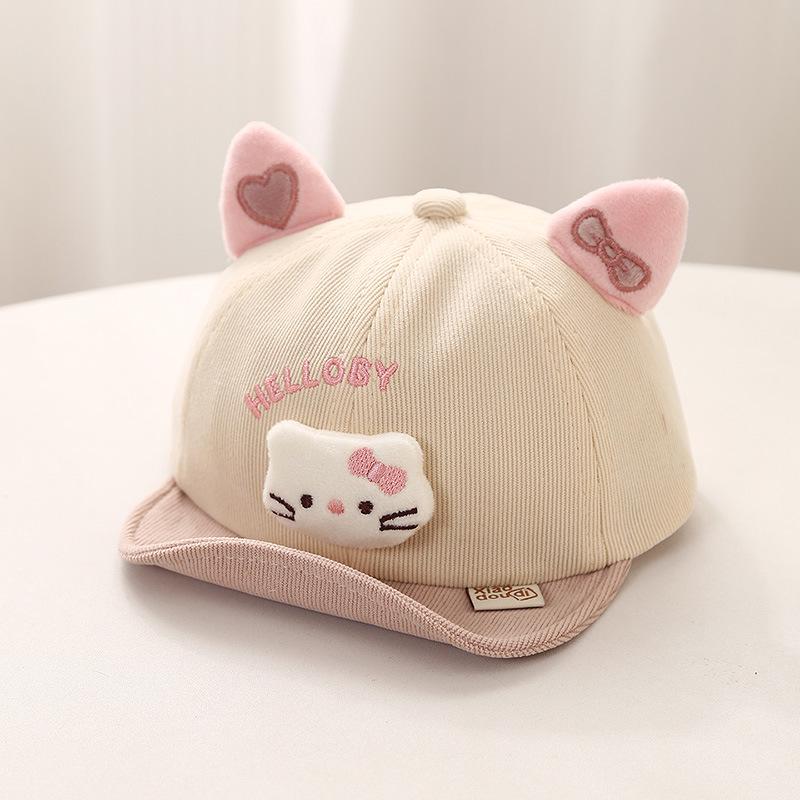 Stylish Baby Autumn Baseball Cap with Adjustable Brim for Boys and Girls