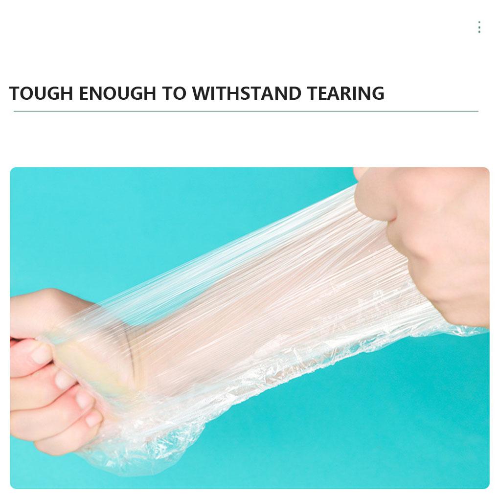 100X Food Cover Plastic Wrap Fresh Lids Reusable Washable Convenient Household Accessories Bowl Bottle Kitchen Gadget