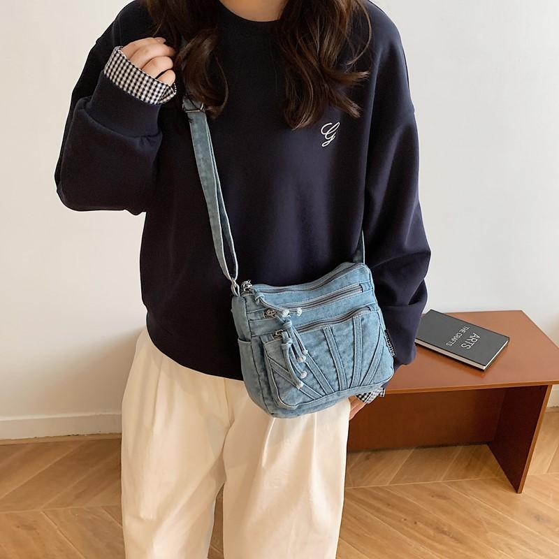 Vintage Shoulder Bag Denim Crossbody Bag