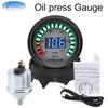 2" 52mm Digital Air Fuel Ratio Gauge Tachometer Voltmeter Boost Vacuum Water Temp Oil Temp Oil Press EGT Gauge AFR for 12V Car