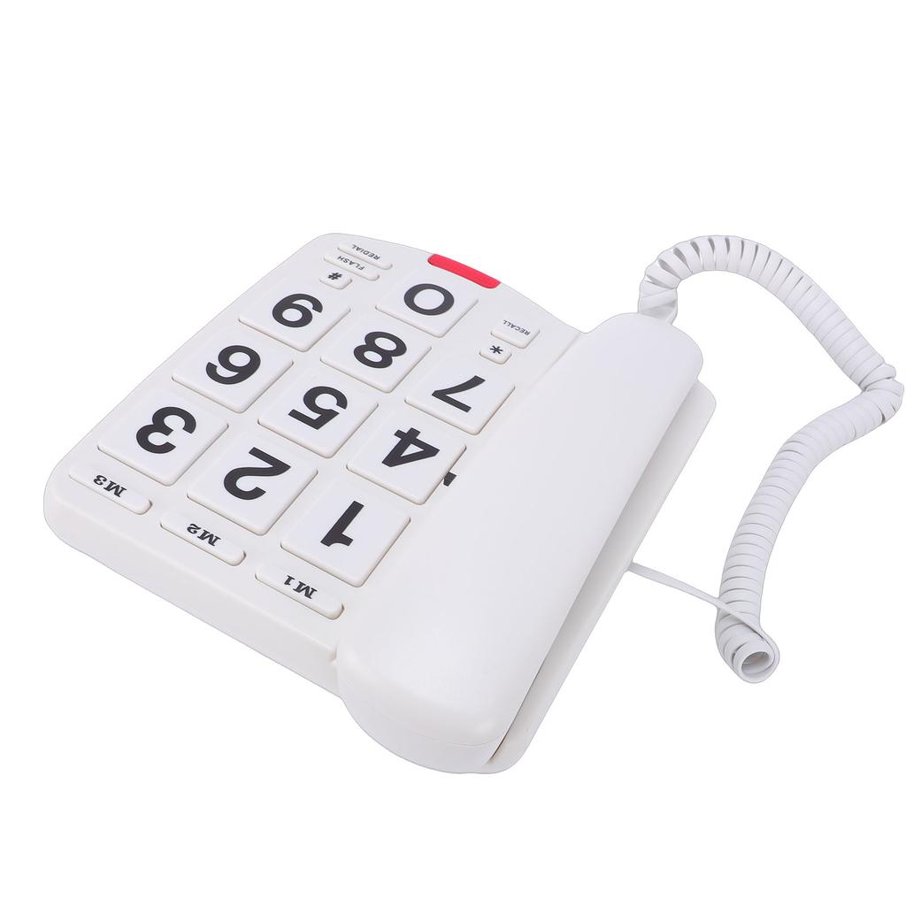 Large Keys Corded Phone   Speed   Landline Phone with 110dB Loud   Flashing Indicator   Function for Seniors