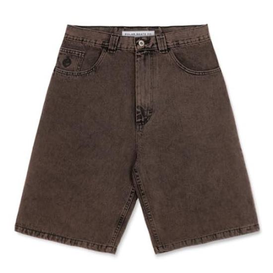 

Skate Polar BIG BOY SHORTS MUD Denim Jeans Pants Shorts [Polar Co.] BROWN-1 (L) коричневий