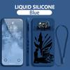 Anime BLEACH Kurosaki Ichigo For Xiaomi Poco Phone Case For X4 X3 F4 F3 NFC M5 M4 M3 GT S Pro 4G 5G Liquid Left Rope Cover