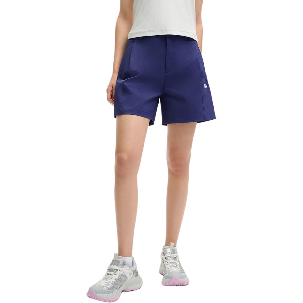 FILA Heritage SS25 Fashion Comfortable Simple Three-Quarter Casual Shorts Women shorts Lighthouse-Blue F11W528808F-BU