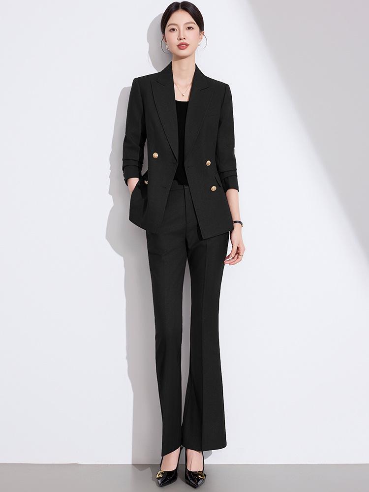 Women's High-End Professional Suit Set for Broadcasters and Formal Occasions