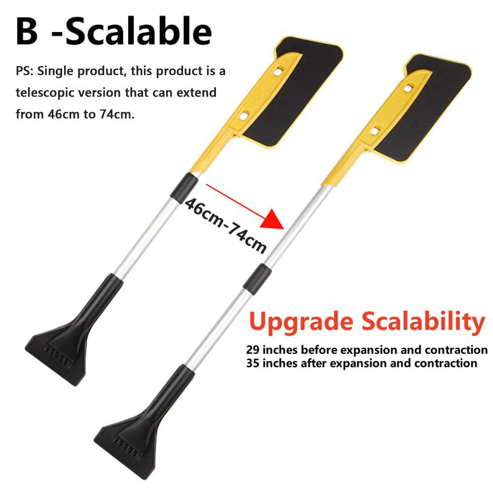 

Car Snow Brush Extendable Cleaning Removal Shovel Scraper Winter Auto Brushes Windshield Deicer Remover Tools Wash Defroster