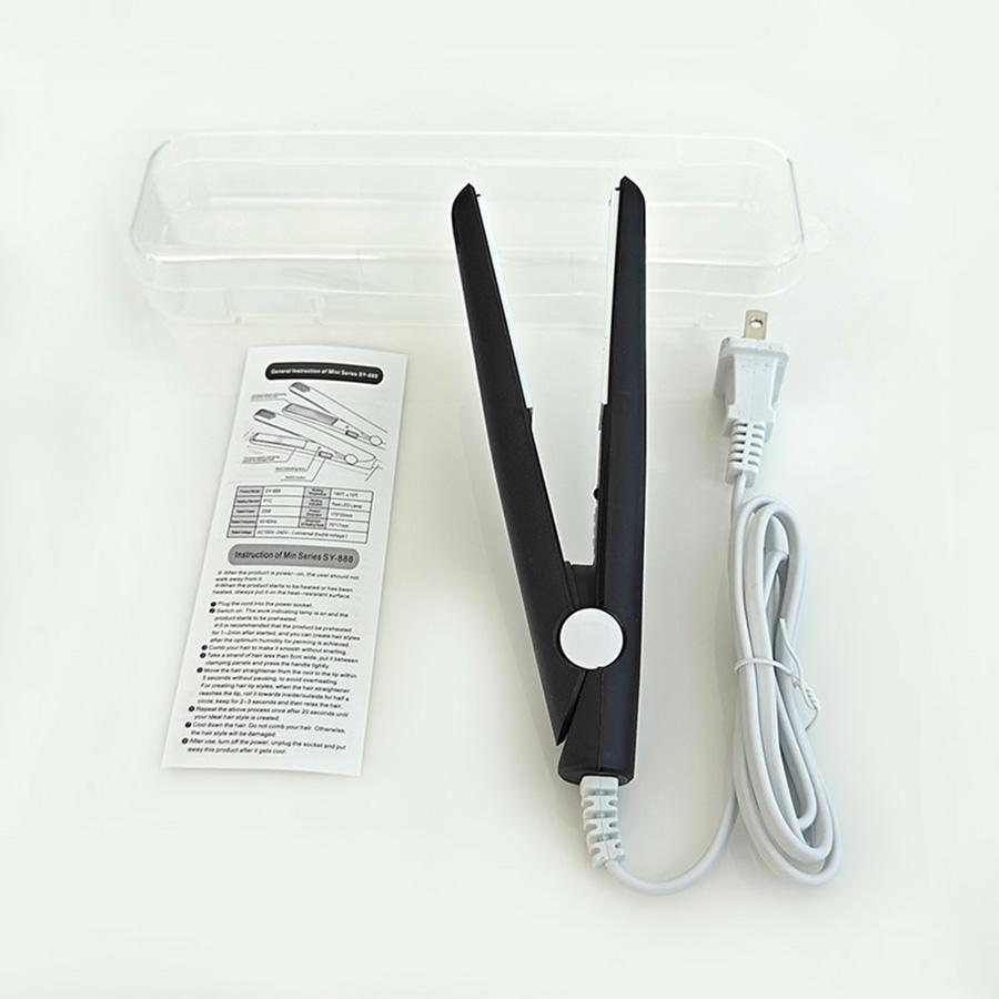 Portable Mini Hair Curler 190°C 10 Second Rapid Heating Constant Temperature Ceramic Plate for Curling and Straightening