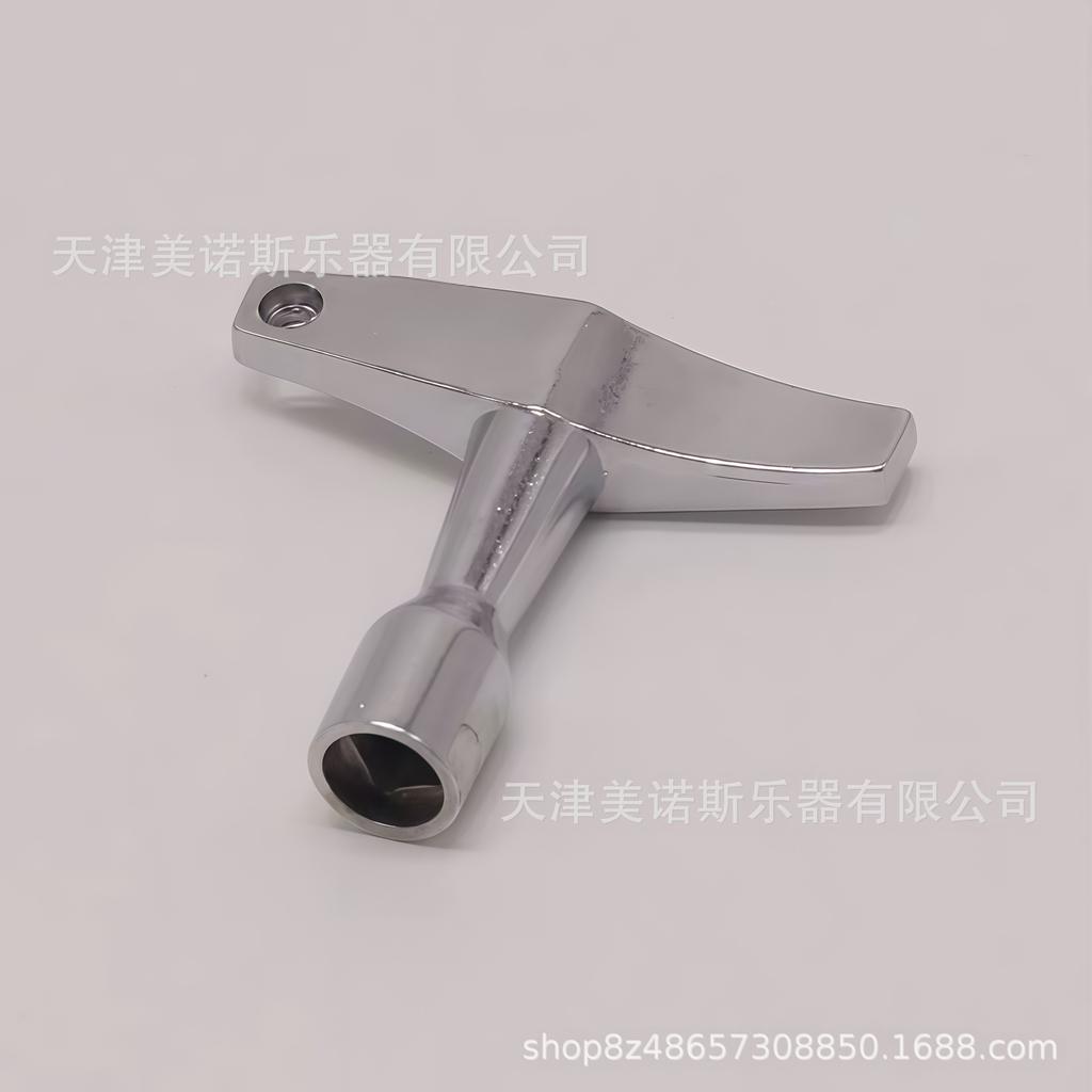 Alloy Snare Drumhead Adjuster with 4-Corner Wrench and Holes - Stand Drum Key Accessories