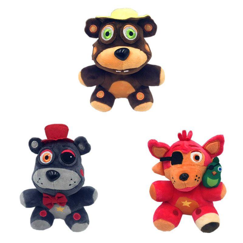 Five New Fnaf Nights At Freddys Plush Toy Stuffed Animal Bear Foxy Fans Gift