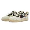 Nike Air Force 1 Slip Resistant Low top Skateboard Shoes Women's Beige Brown Black DH2920-111(Team80-)